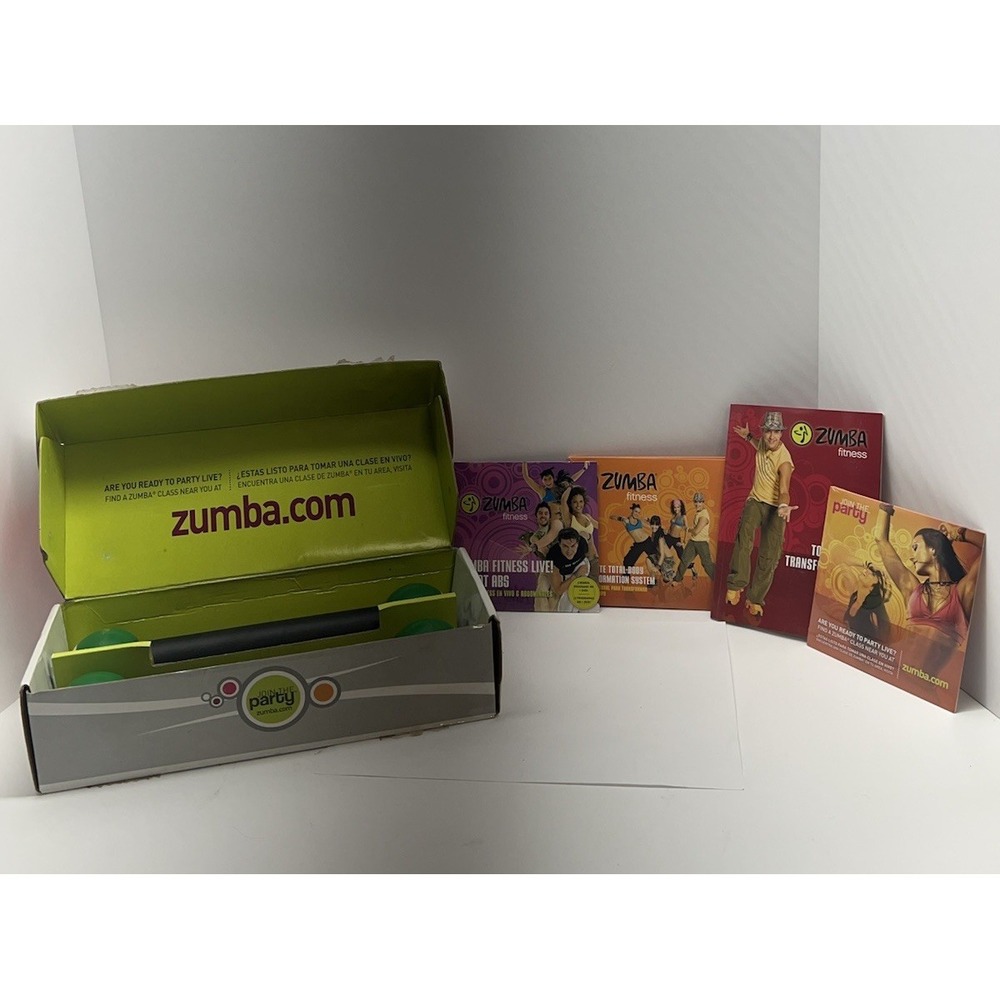ZUMBA FITNESS Join‎ the Party Total Body Transformation Kit NEW!